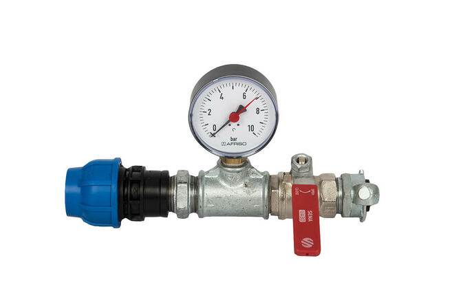 Przyrząd do pomiaru szczelności rur, ciśnienia i kalibracji