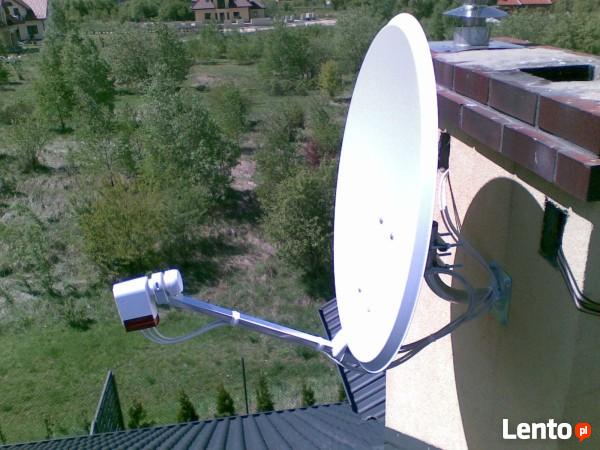 Montaż ustawianie anten , wieszanie telewizorów WĄBRZEŹNO