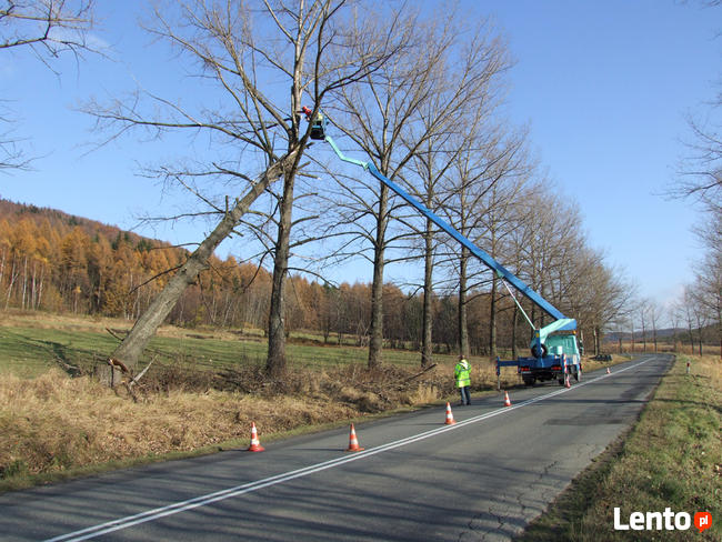 Podnośnik, podnośniki koszowe 16-34m Otmuchów Paczków Nysa