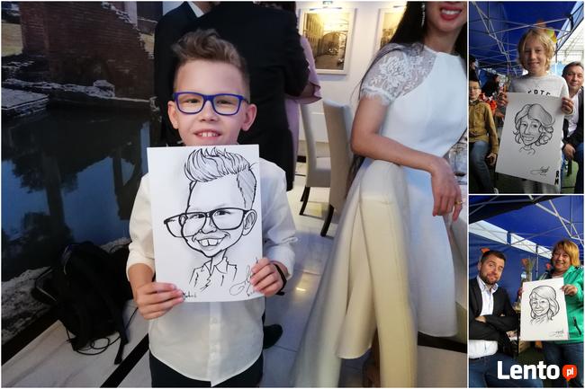 Rysowanie karykatury na żywo – wesele, imprezy, urodziny