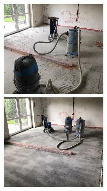 Usuwanie subitu, lepiku, szlifowanie betonu, lastryko