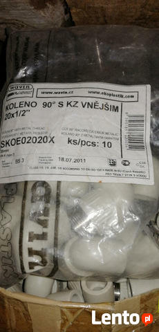 KSZTAŁTKI PP: kolano, mufa, złączka, redukcja, trójnik