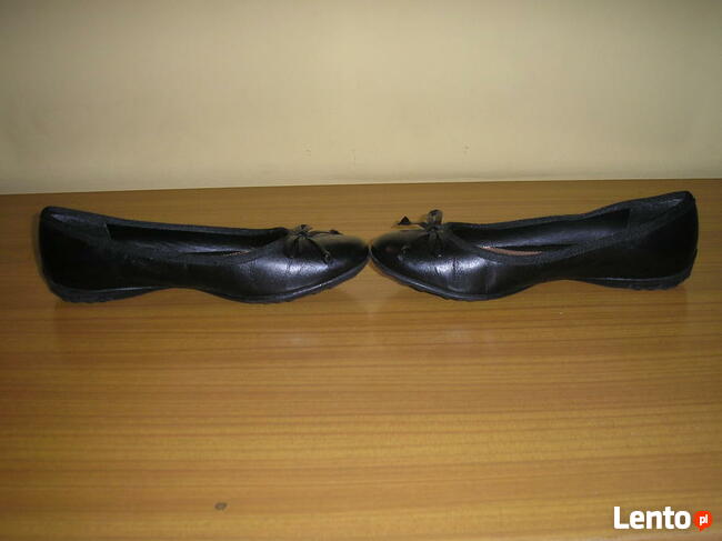 Clarks baleriny 38 24cm skóra naturalna