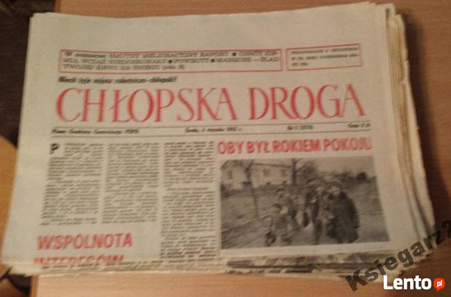 Chłopska Droga ,zestaw 42 numerów, rok 1983