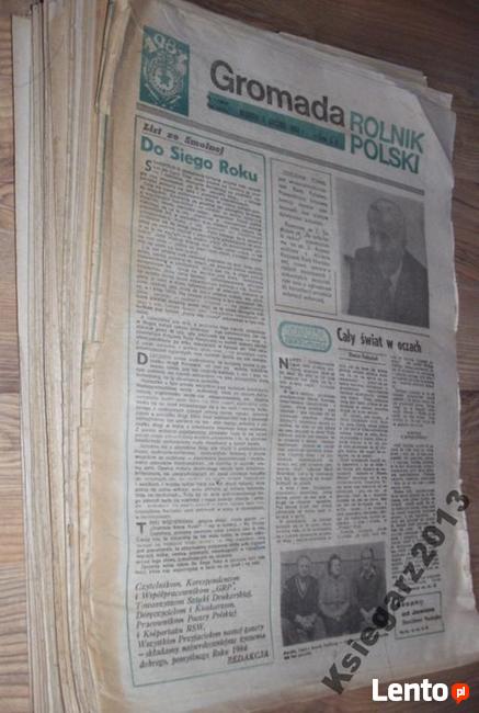 * Gromada Rolnik Polski , zestaw 51 szt, rok 1984