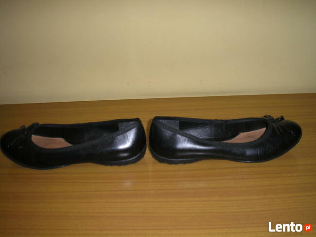 Clarks baleriny 38 24cm skóra naturalna