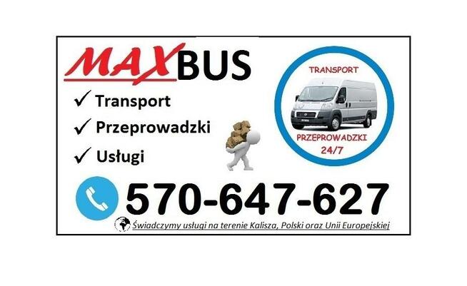 MAXBUS - PRZEPROWADZKI, TRANSPORT od 50zł*, USŁUGI.