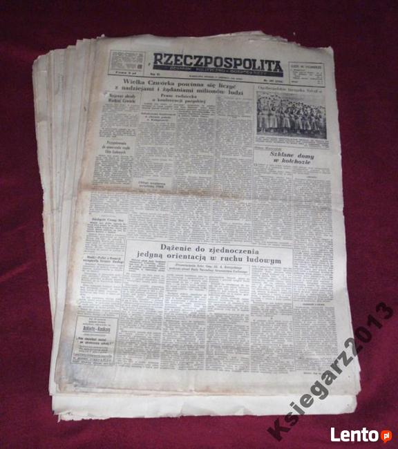 * RZECZPOSPOLITA zestaw 78 numerów, rok 1949