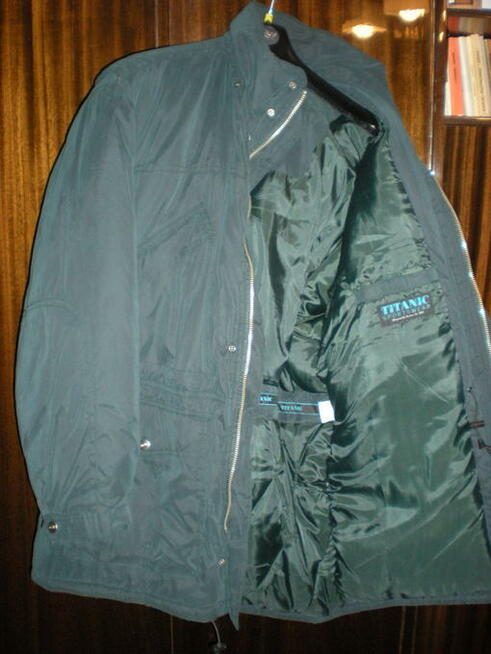 Sprzedam nową kurtkę zimową ciemno zieloną