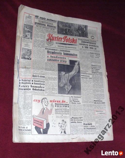 * Kurier Polski zestaw 24 numerów, rok 1959