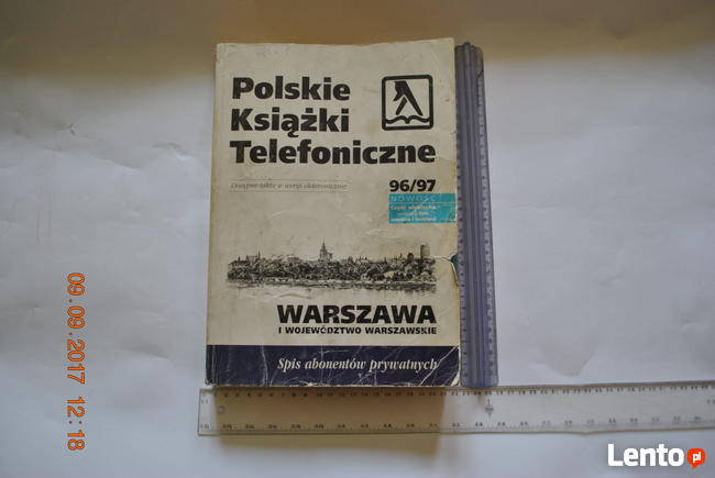 * Książka telefoniczna, Warszawa 96/97