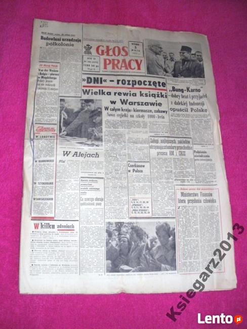 * Głos Pracy zestaw 17 numerów, rok 1959