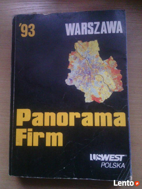 * Książka telefoniczna, Panorama firm Warszawa 1993