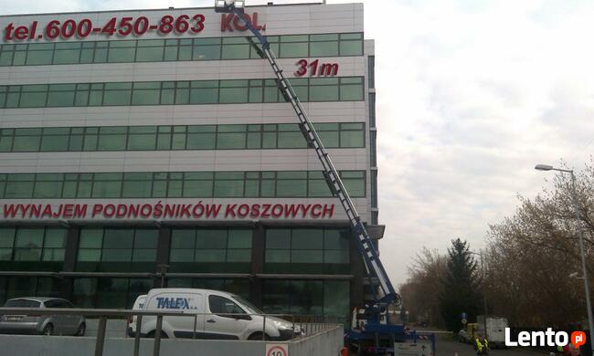 Podnośniki Koszowe, minikoparki, wynajem, Sochaczew, Łowicz,