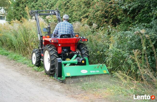 Koszenie nieużytków mulczerem, odchwaszczanie działek