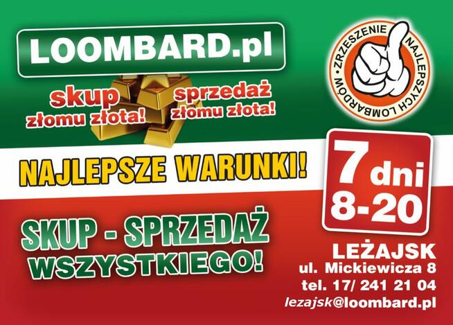 Gotówka od ręki Loombard Leżajsk