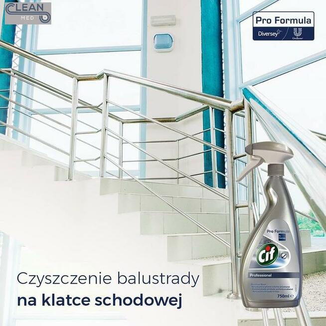 Cif Stainless Steel - Płyn do mycia stali nierdzewnej