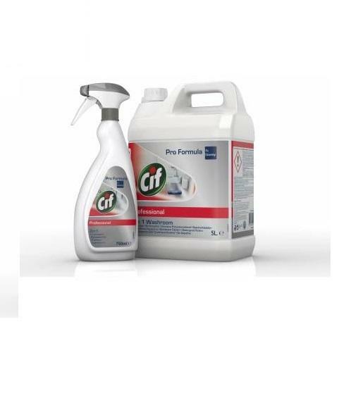 Cif washroom 2 in 1 0,75l - płyn do mycia łazienki