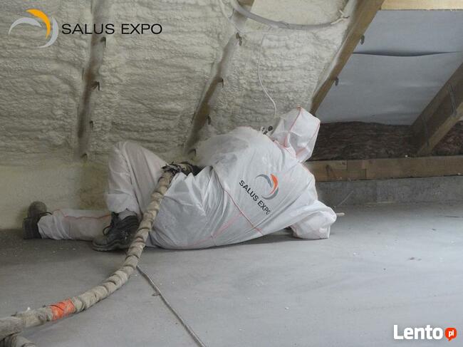 Ocieplanie Pianą PUR poddasza fundamenty izolacje natryskow
