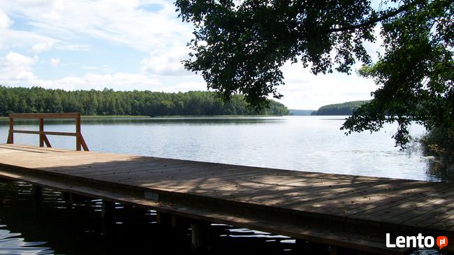 Domek nad samym jeziorem Narie ,,Warmia i Mazury.