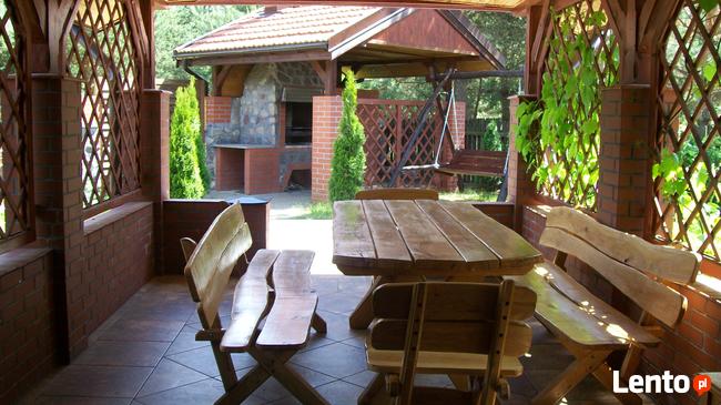 Domek nad samym jeziorem Narie ,,Warmia i Mazury.