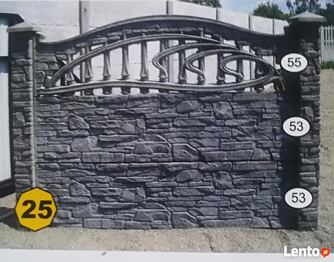 płyta betonowa pod siatkę panel Łask Łódzkie podmurówka 25cm