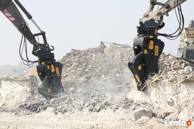 Szczęki kruszące krokodyl nożyce wyburzeniowe HYDRARAM