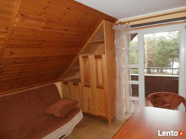 Domek nad samym jeziorem Narie ,,Warmia i Mazury.