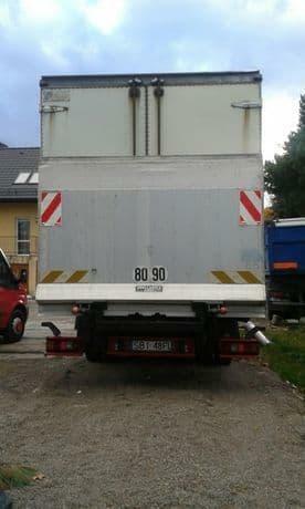 Transport chłodnia, winda, kontener, wywrotka, plandeka