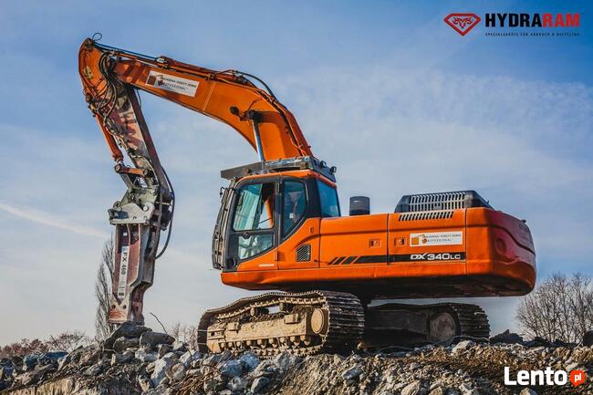 Młot wyburzeniowy hydrauliczny HYDRARAM FX-10 100kg