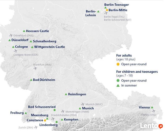 Studia, obozy językowe, kursy dla dorosłych - cały świat