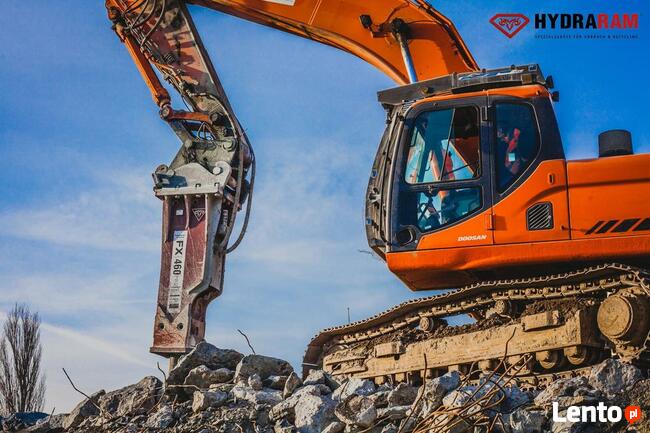 Młot wyburzeniowy hydrauliczny HYDRARAM FX-10 100kg