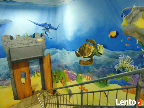 Artystyczne malowanie ścian, graffiti, malunki ścienne, mura