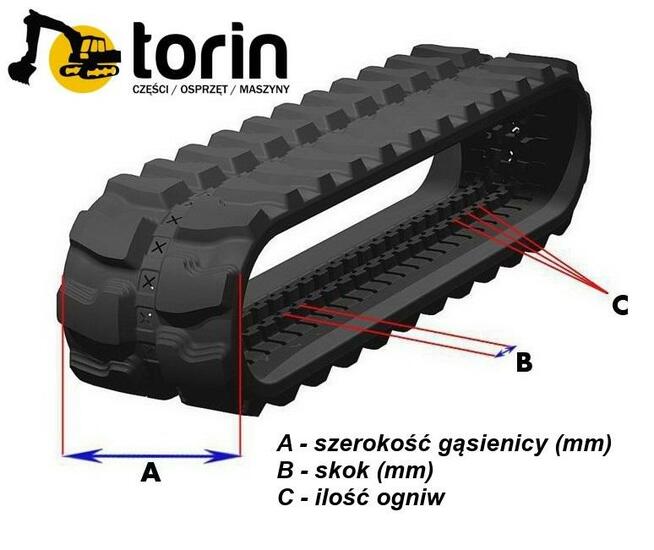 Nowa bezszwowa wzmacniana gąsienica gumowa