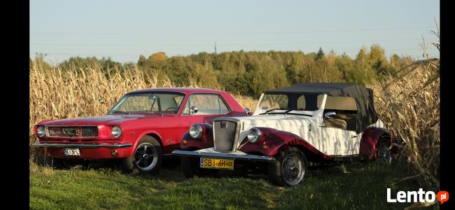 Piękne Auto do ślubu - wynajem pojazdów - Replika Retro