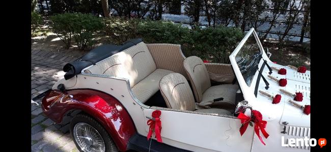 Piękne Auto do ślubu - wynajem pojazdów - Replika Retro