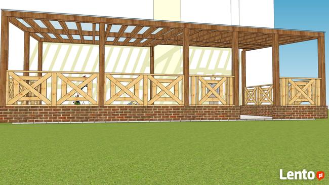 Wizualizacje 3D konstrukcji, domki, altany, projekty, sketch