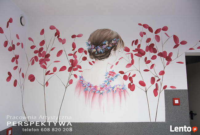 Artystyczne malowanie ścian, graffiti, malunki ścienne, mura