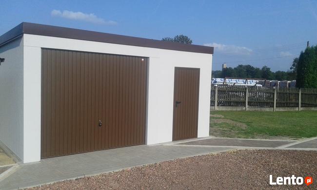 Garaż tynkowany z pomieszczeniem gospodarczym/RATY
