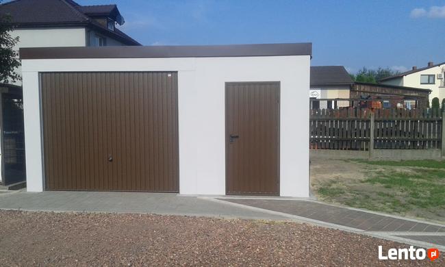 Garaż tynkowany z pomieszczeniem gospodarczym/RATY