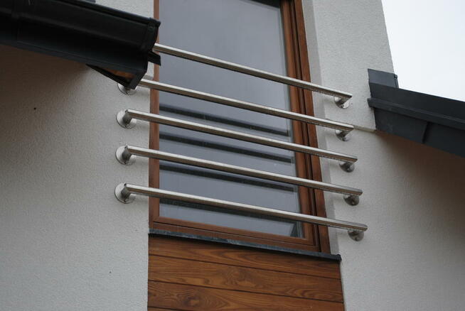 balustrady ze stali nierdzewnej, balustrady francuskie