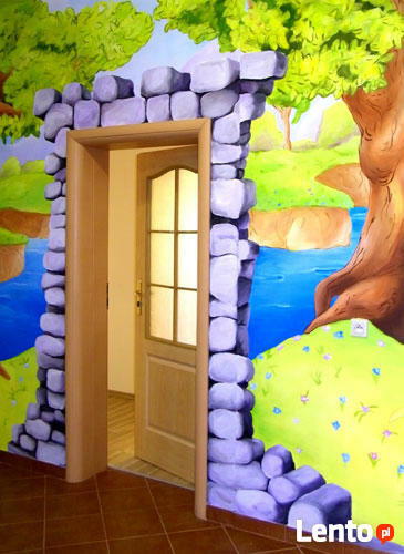 Artystyczne malowanie ścian, graffiti, malunki ścienne, mura