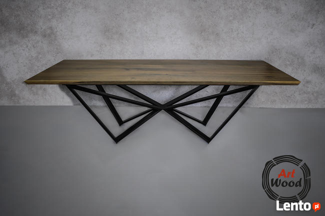 Meble loftowe, meble drewniane; stoły, stoliki, regały