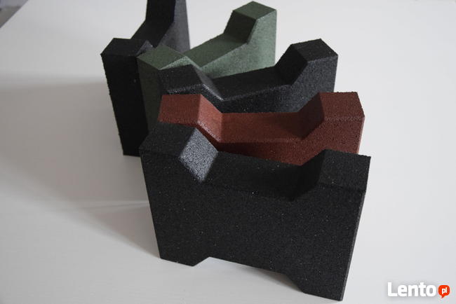 Kostka gumowa podjazdowa, podłoga hodowlana