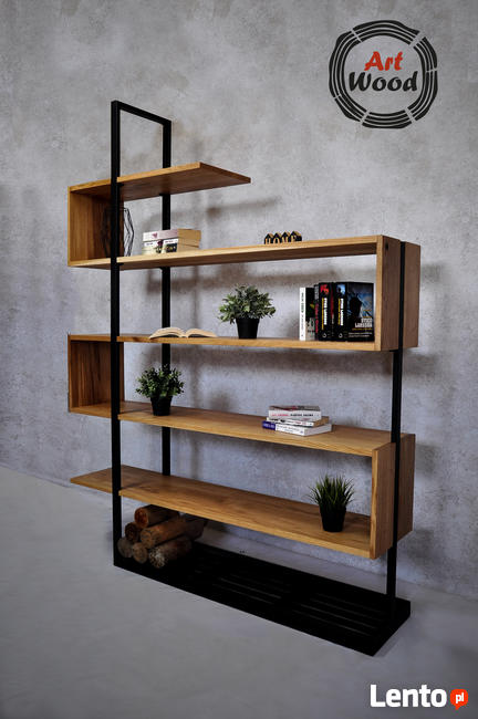 Meble loftowe, meble drewniane; stoły, stoliki, regały