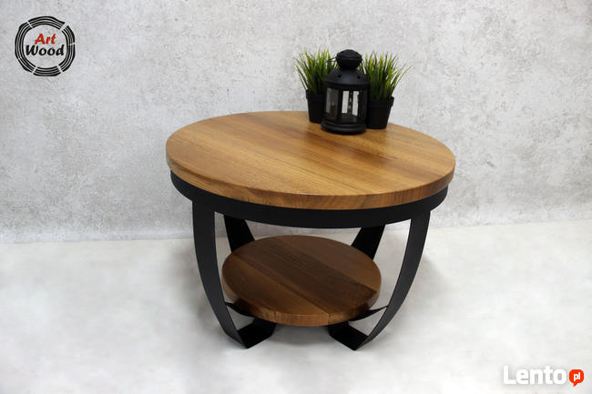 Meble loftowe, meble drewniane; stoły, stoliki, regały