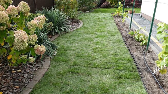 Koparka łańcuchowa, system nawadniania, podcinarka darni.