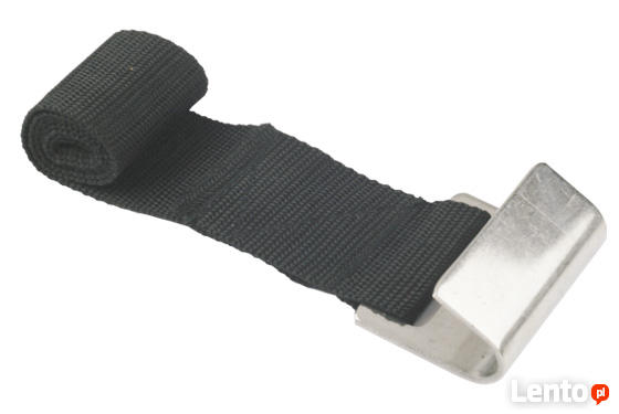 Olplan - Klamra nierdzewna z blokadą, z pasem i hakiem