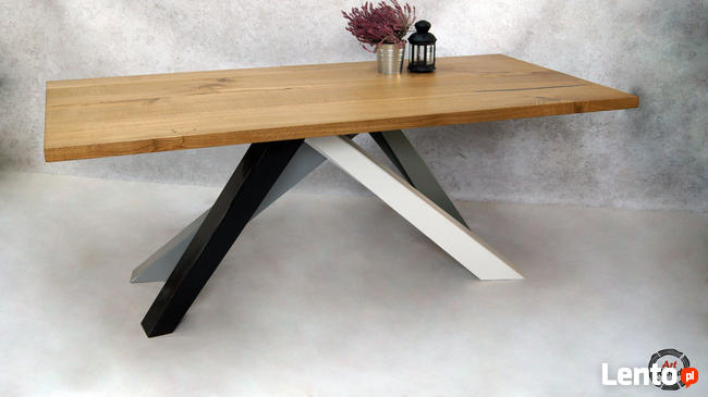 Meble loftowe, meble drewniane; stoły, stoliki, regały