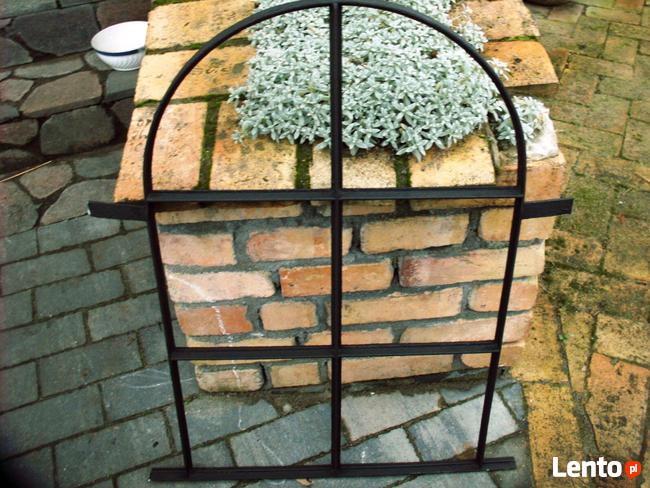 Stare okna metalowe ramy okienne ramki lustro